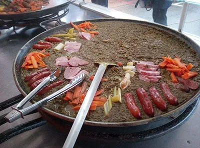 photo de plat préparé au march